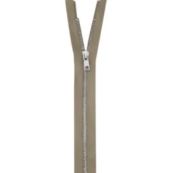 Fermeture en métal argent 50 cm col 894 beige
