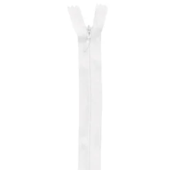 Fermeture à glissière invisible 60 cm col 501 blanc