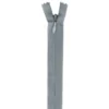 Fermeture à glissière invisible 60 cm col 243 gris