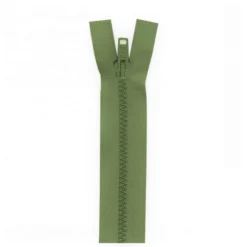 Fermeture injectée 40 cm séparable col 999 vert militaire