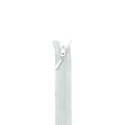 Fermeture réversible 25 cm argentée