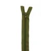 Fermeture séparable 60 cm col 999 vert militaire