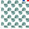 Feuille monstera aquarelle - Fond blanc
