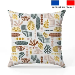 Feuilles abstraites Zanzibar - Fond blanc