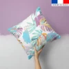 Feuille tropicale pastel - Fond blanc