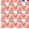 Flamant rose effet aquarelle - Fond blanc