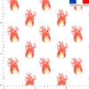 Flammes rouges - Fond blanc