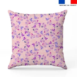 Fleur air de printemps - Fond rose - Création Lili Bambou Design