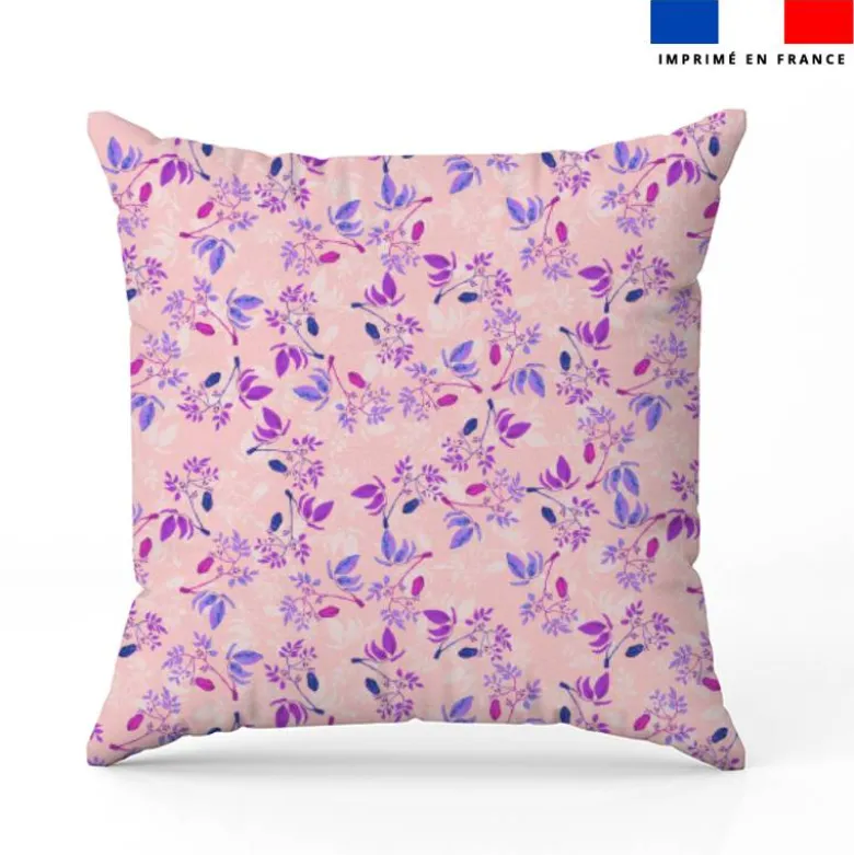 Fleur air de printemps - Fond rose - Création Lili Bambou Design