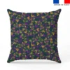 Fleur air de printemps - Fond vert foncé - Création Lili Bambou Design