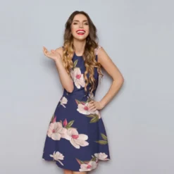 Fleur japonaise - Fond violet foncé