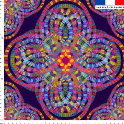 Fleur mosaïque - Création Lita Blanc