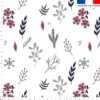 Fleurs d'hiver - Fond blanc