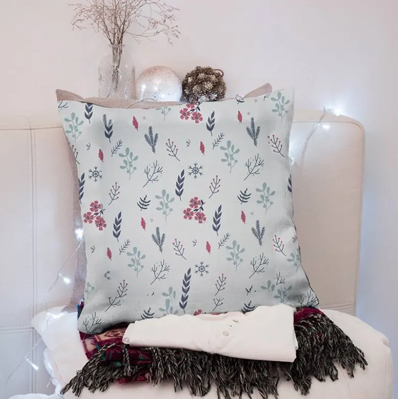 Fleurs d'hiver - Fond blanc