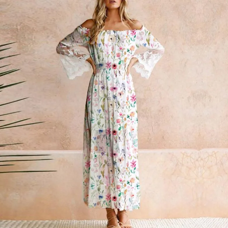 Fleurs et plantes de printemps - Fond blanc