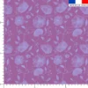 Floral - Fond prune - Création Cat&Colours