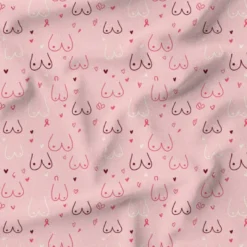 Féminité en rose - Fond rose
