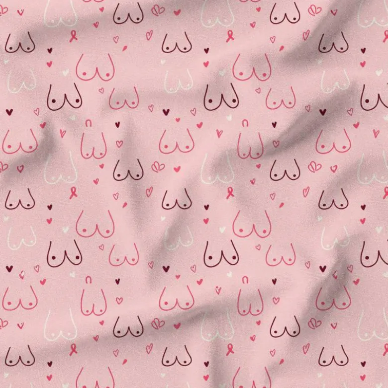 Féminité en rose - Fond rose