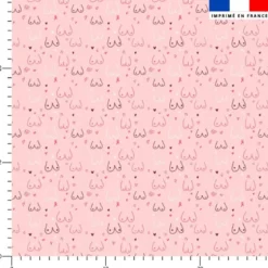 Féminité en rose - Fond rose