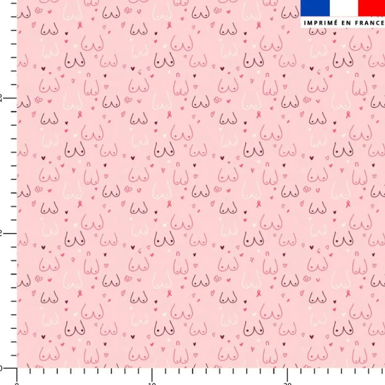 Féminité en rose - Fond rose