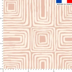 Forme abstraite géométrique - Fond beige