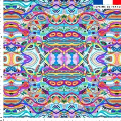Forme abstraite multicolore - Création Lita Blanc