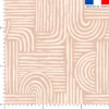 Forme abstraite rétro - Fond beige