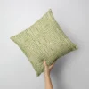 Forme rectangle abstraite rétro - Fond vert kaki