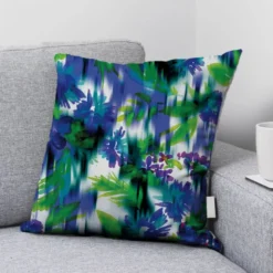 Formes abstraites fleurs - Fond blanc