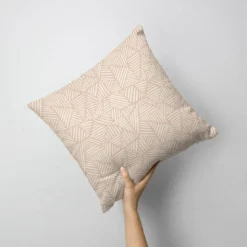Forme triangle abstraite rétro - Fond beige