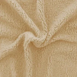 Fourrure sherpa beige clair