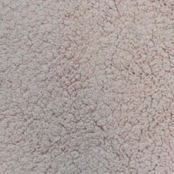 Fourrure sherpa beige rosé