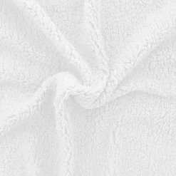 Fourrure sherpa blanche