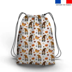 Gnome et bonbon d'halloween - Fond blanc