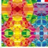Géométrique multicolore effet vitrail - Création Lita Blanc