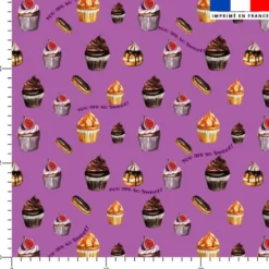 Gourmandises You are so sweet - Fond violine - Création Cat&Colours