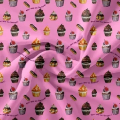 Gourmandises You are so sweet - Fond rose - Création Cat&Colours