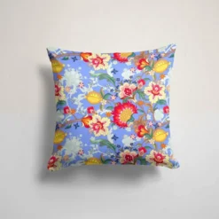 Grande fleur japonaise - Fond bleu