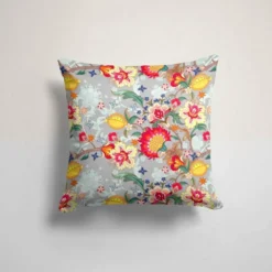 Grande fleur japonaise - Fond gris
