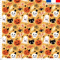 Halloween party - Fond jaune