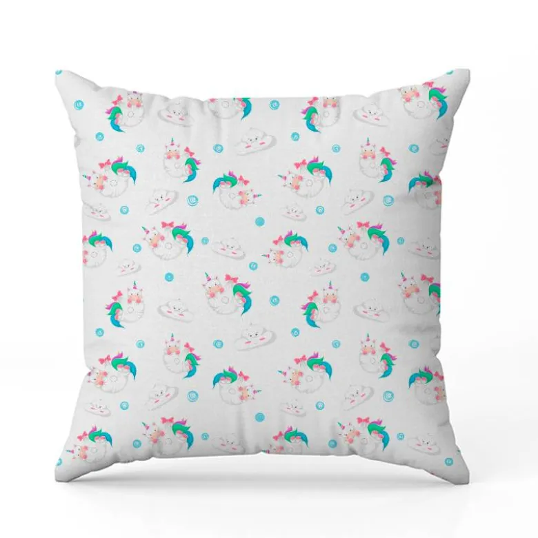 Hippopotame et licorne - Fond blanc