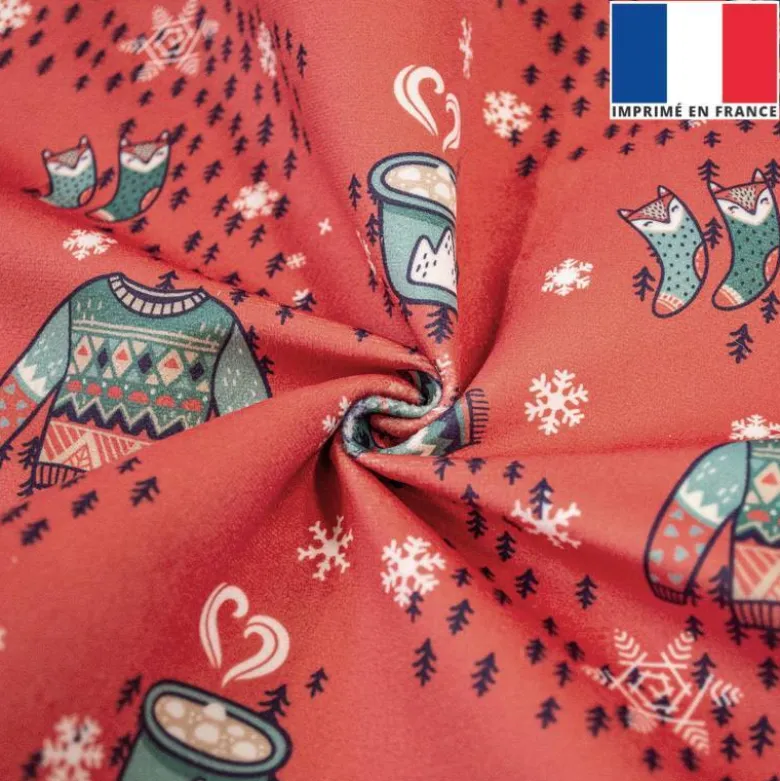 Hiver - Fond corail