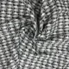 Jacquard extensible losanges noir et blanc