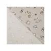 Jersey coton grège imprimé chien
