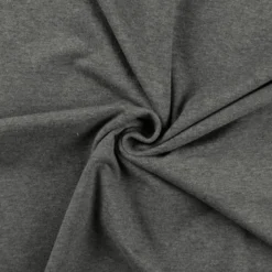 Jersey de coton chiné gris