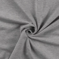 Jersey de coton chiné gris clair