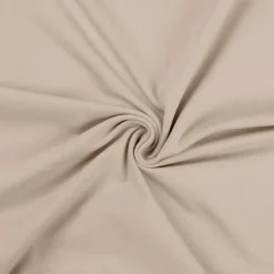 Jersey de coton uni beige clair