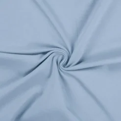 Jersey de coton uni bleu layette