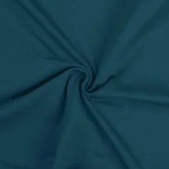 Jersey de coton uni bleu pétrole