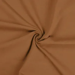 Jersey de coton uni caramel